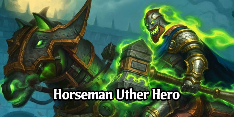 The Datamined Horseman Uther Hero Arrives During Hallow's End in a Scholomance Pack Bundle