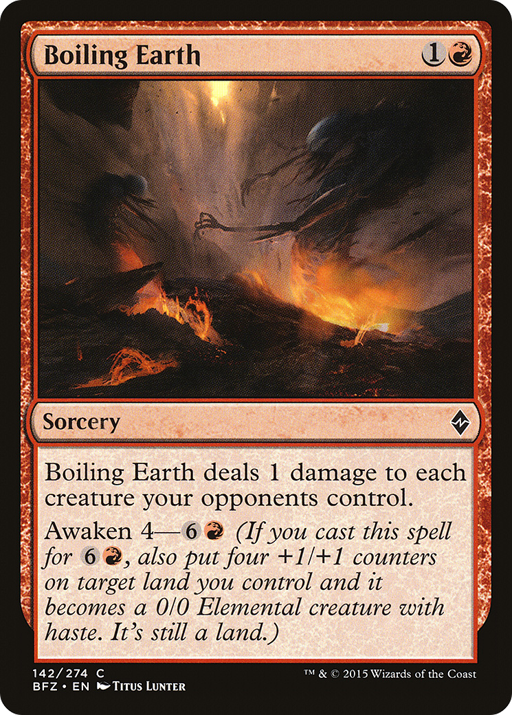 Boiling Earth Card Image
