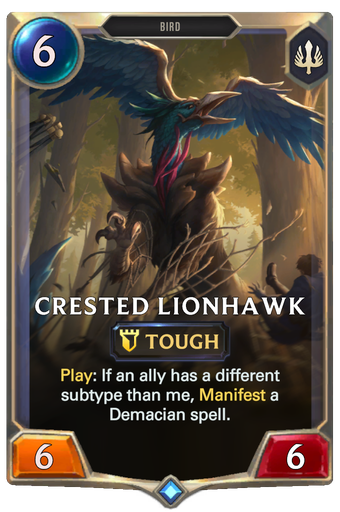 Crested Lionhawk Card Image