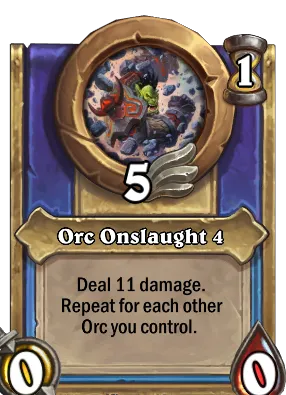 Orc Onslaught 4 Card Image