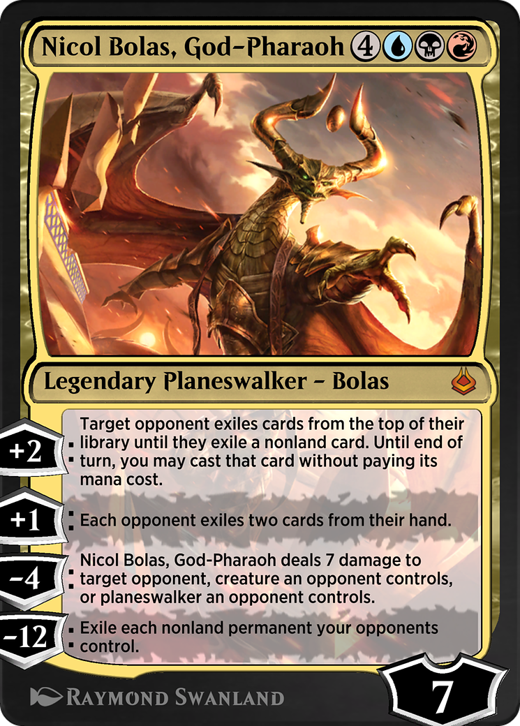 Nicol Bolas, God-Pharaoh Card Image