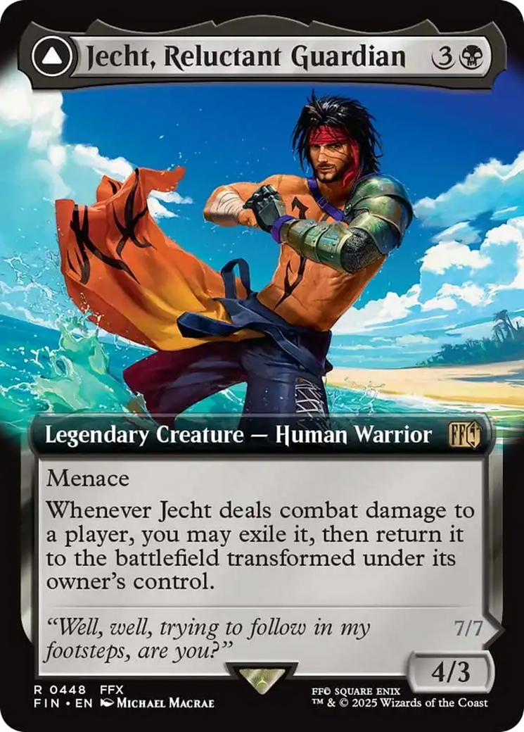 Jecht, Reluctant Guardian // Braska's Final Aeon Card Image