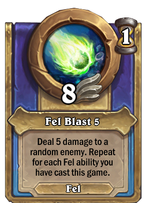 Fel Blast 5 Card Image