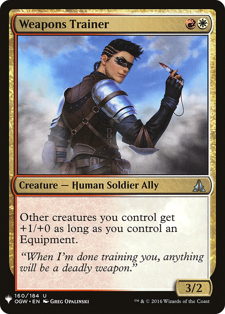 Weapons Trainer Card Image