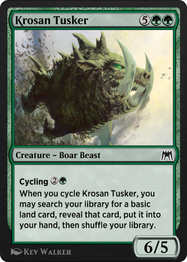 Krosan Tusker Card Image