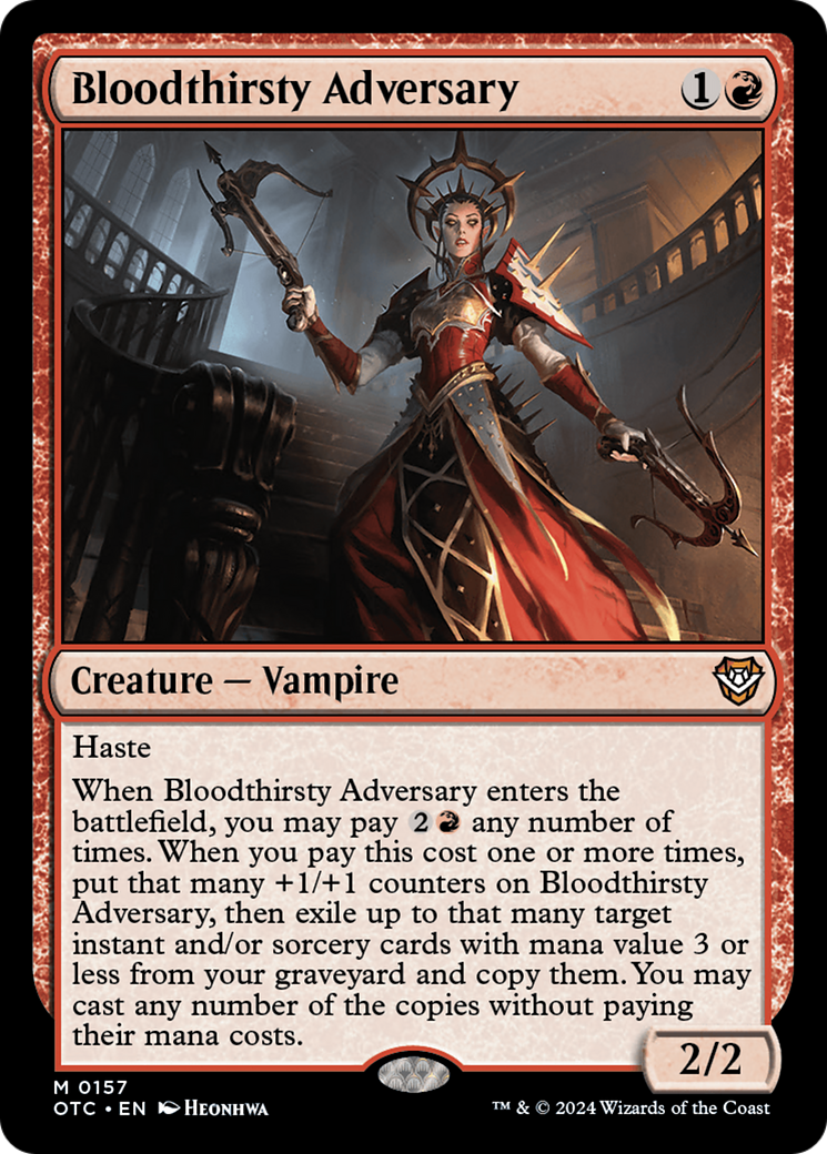 Bloodthirsty Adversary Card Image