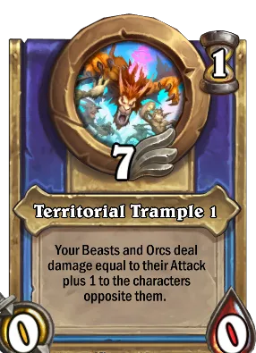 Territorial Trample 1 Card Image