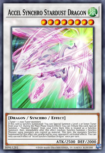 Accel Synchro Stardust Dragon Card Image