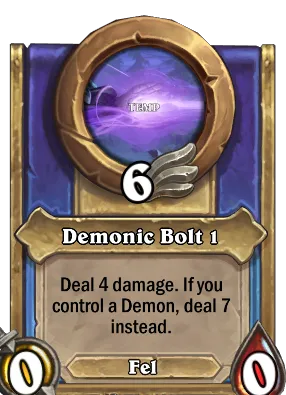 Demonic Bolt 1 Card Image