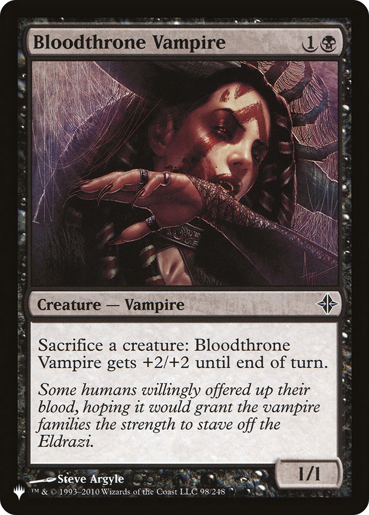 Bloodthrone Vampire Card Image