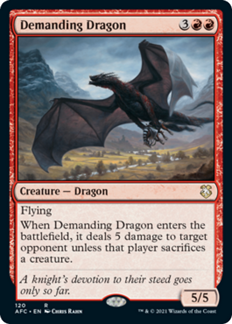 Demanding Dragon Card Image