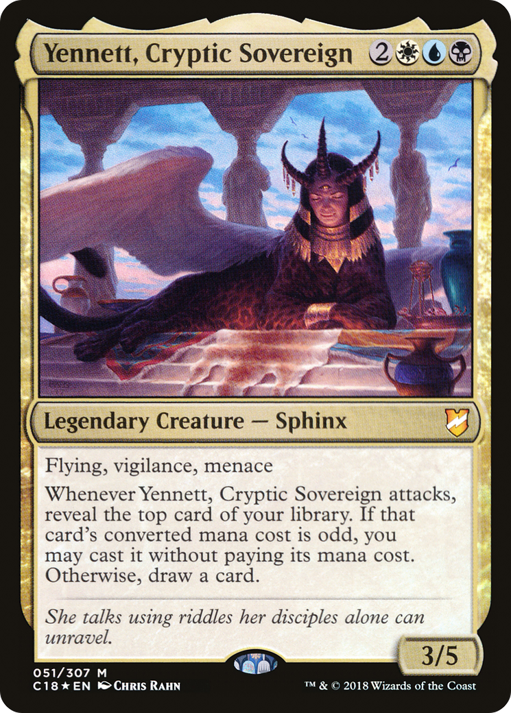 Yennett, Cryptic Sovereign Card Image