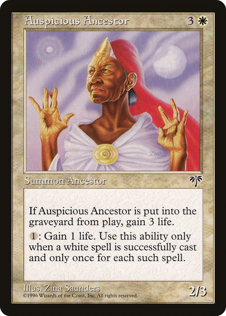 Auspicious Ancestor Card Image