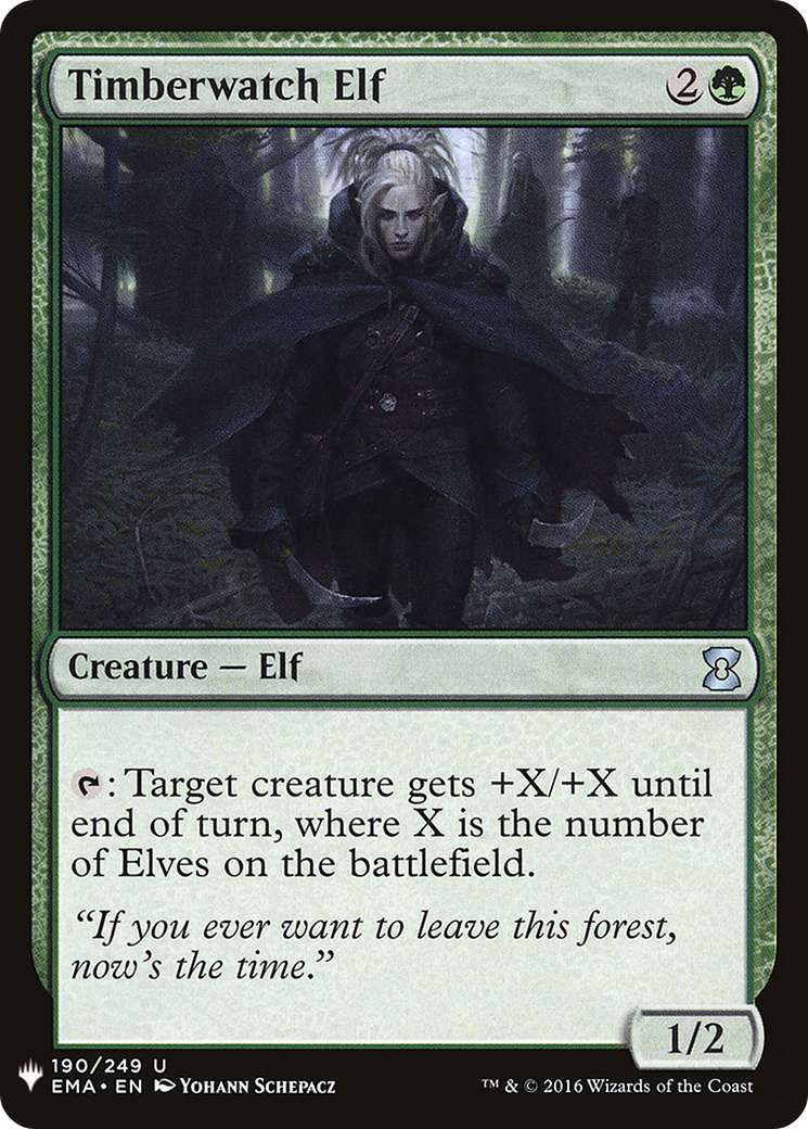 Timberwatch Elf Card Image