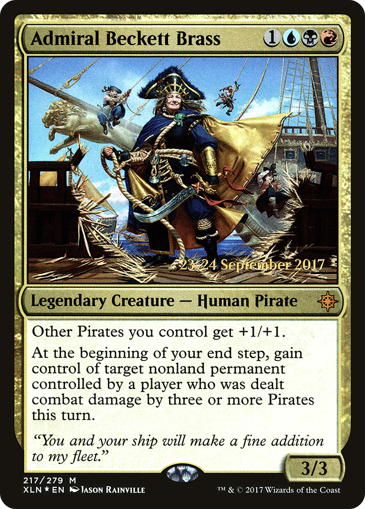 Admiral Beckett Brass Card Image