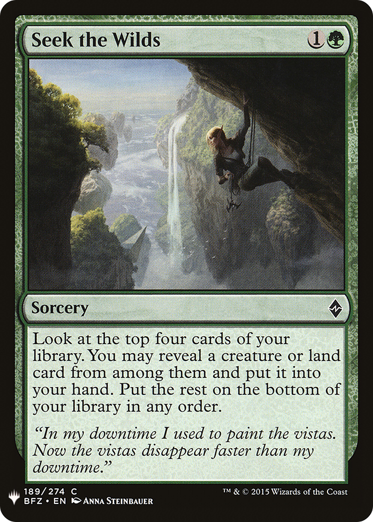 Seek the Wilds Card Image