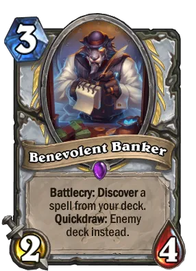 Benevolent Banker Card Image