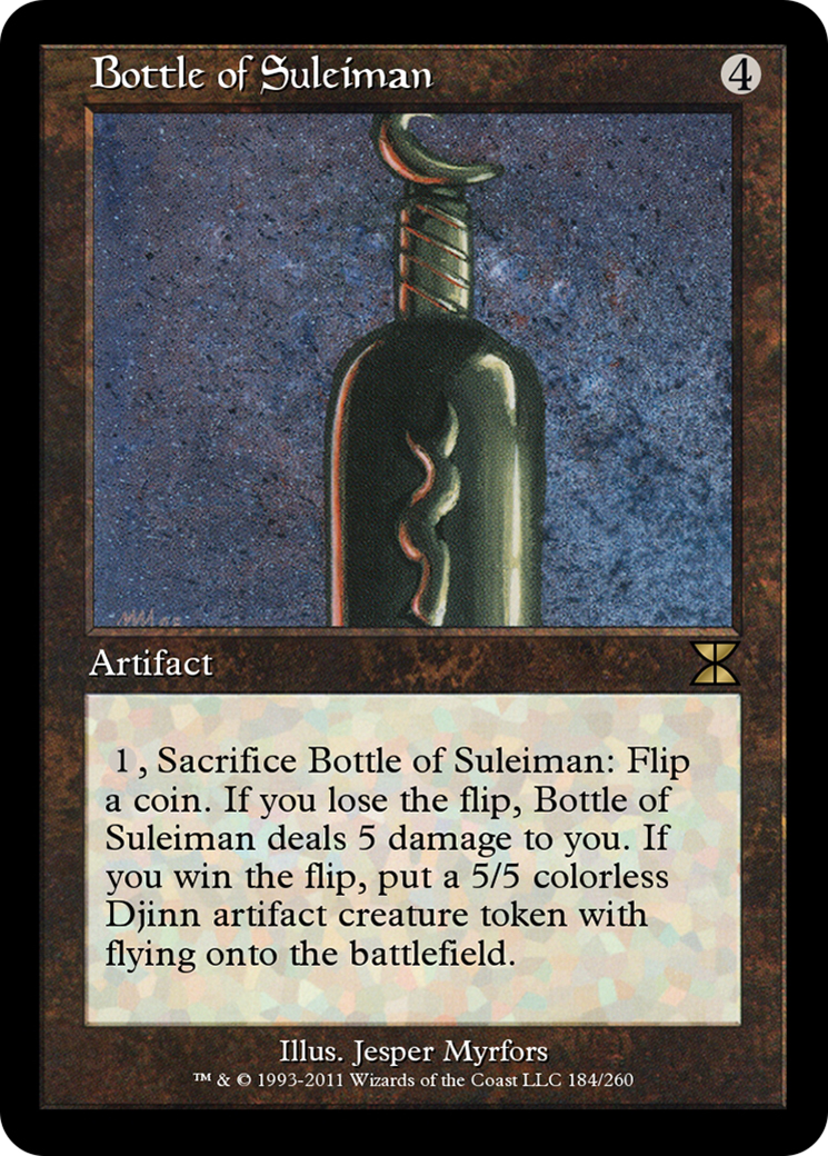 Bottle of Suleiman Card Image