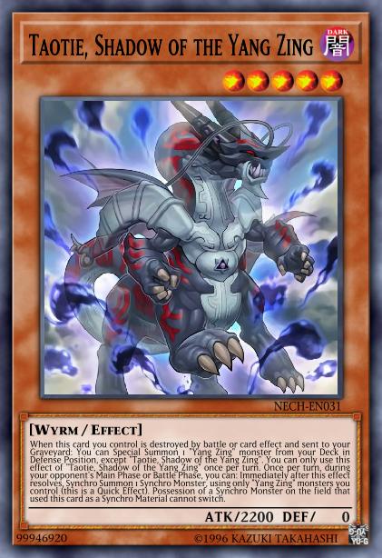 Taotie, Shadow of the Yang Zing Card Image