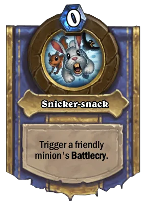 Snicker-snack Card Image