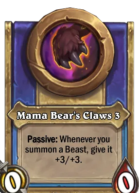 Mama Bear's Claws 3 Card Image