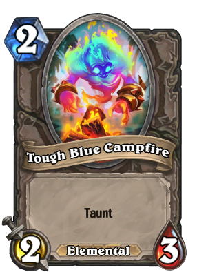 Tough Blue Campfire Card Image