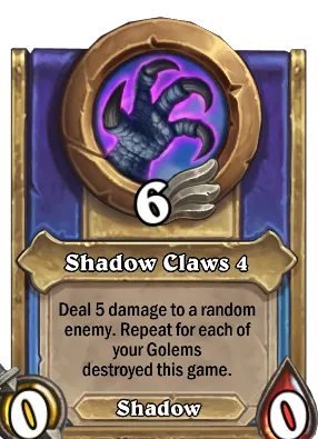 Shadow Claws 4 Card Image