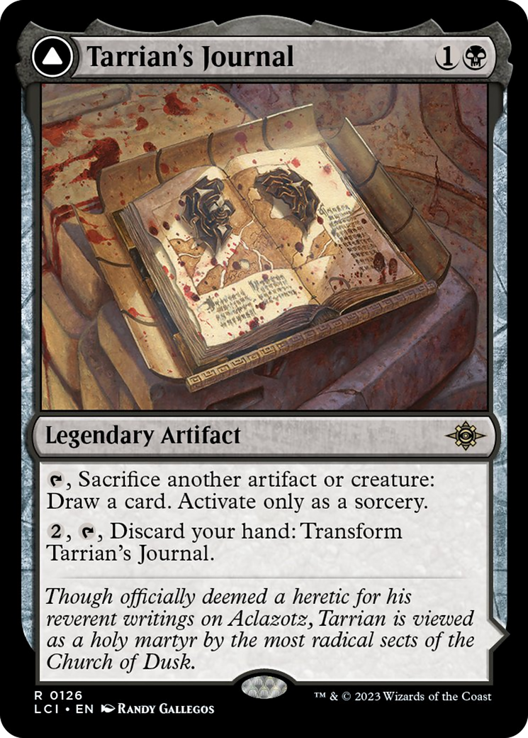 Tarrian's Journal // The Tomb of Aclazotz Card Image