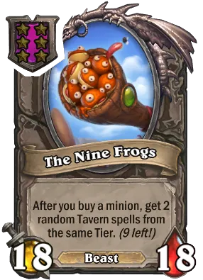 The Nine Frogs Card Image