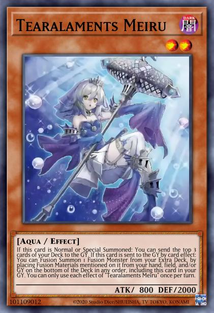 Tearalaments Meiru Yu-Gi-Oh Card, Art 2