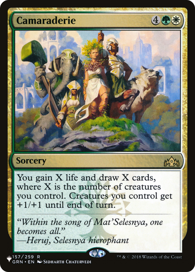 Camaraderie Card Image