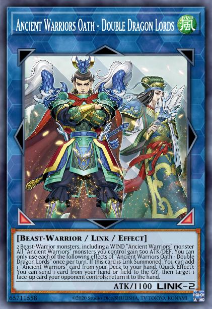 Ancient Warriors Oath - Double Dragon Lords Card Image