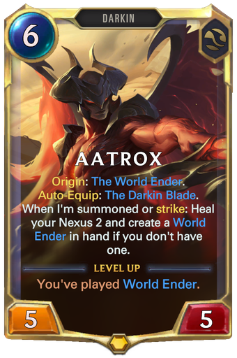 World Ender - Legends of Runeterra Worldwalker Cards - Out of Games