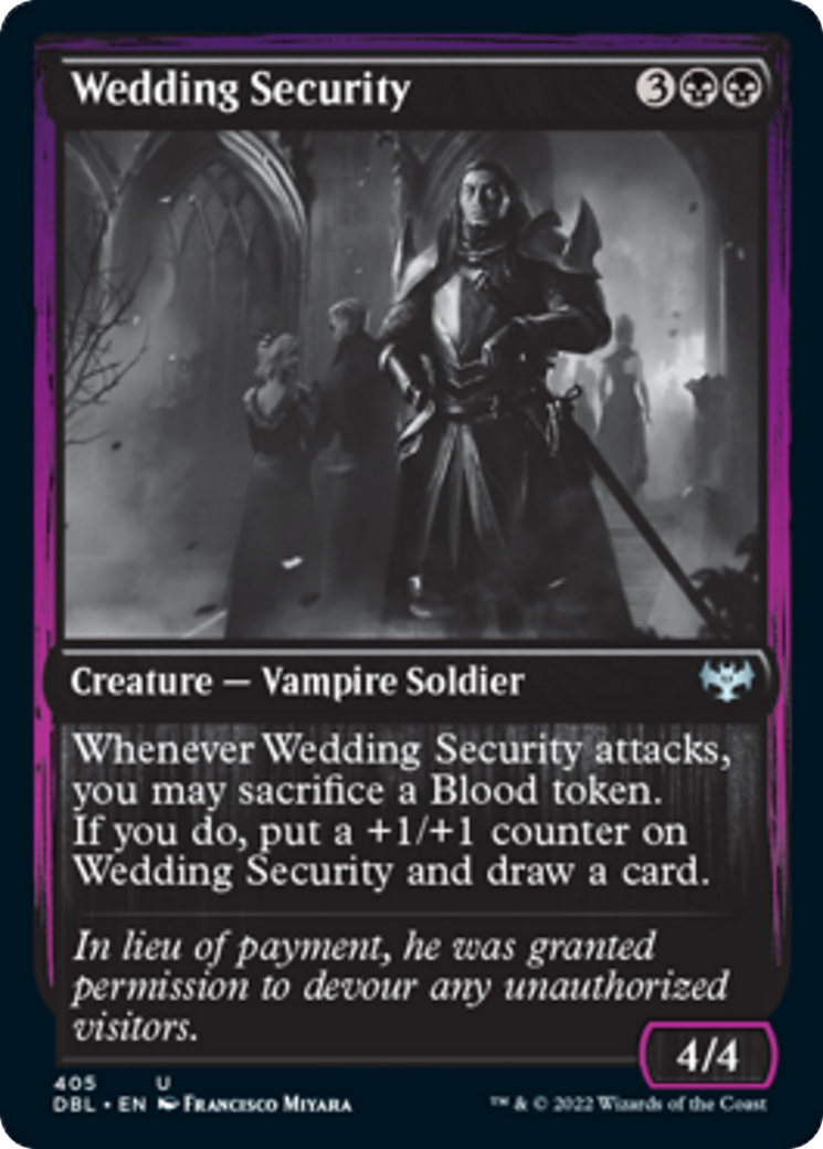 Wedding Security Card Image