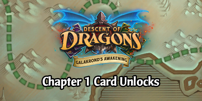 The Galakrond's Awakening Hearthstone Adventure Week 1 Cards - Battle of the Frozen Coast