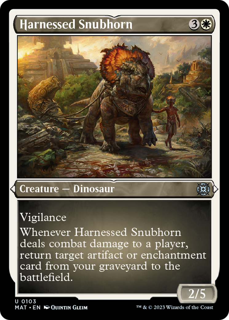 Harnessed Snubhorn Card Image