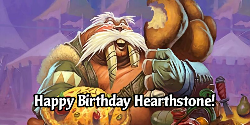 The Hearthstone 6th Birthday Celebration has Begun! Login for the Year of the Dragon Card Back, Free Packs, and Great Quests