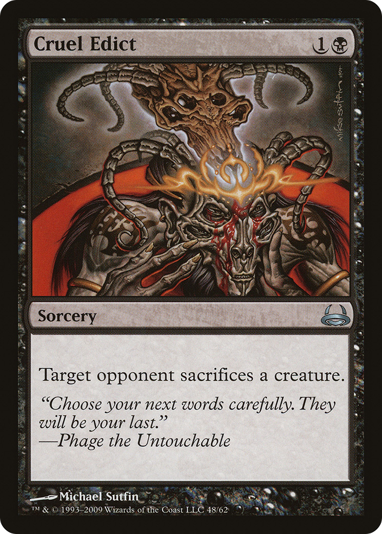 Cruel Edict Card Image