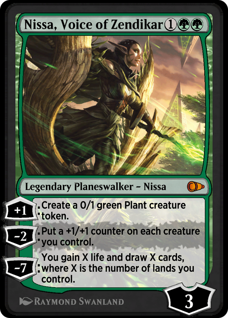 Nissa, Voice of Zendikar Card Image