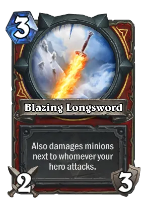 Blazing Longsword Card Image