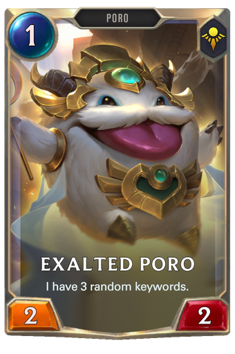 Exalted Poro Card Image