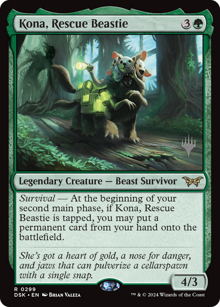 Kona, Rescue Beastie Card Image