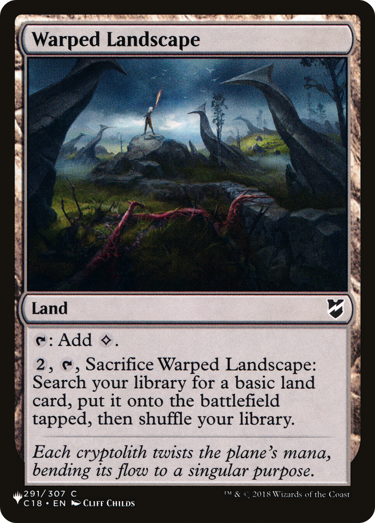 Warped Landscape Card Image