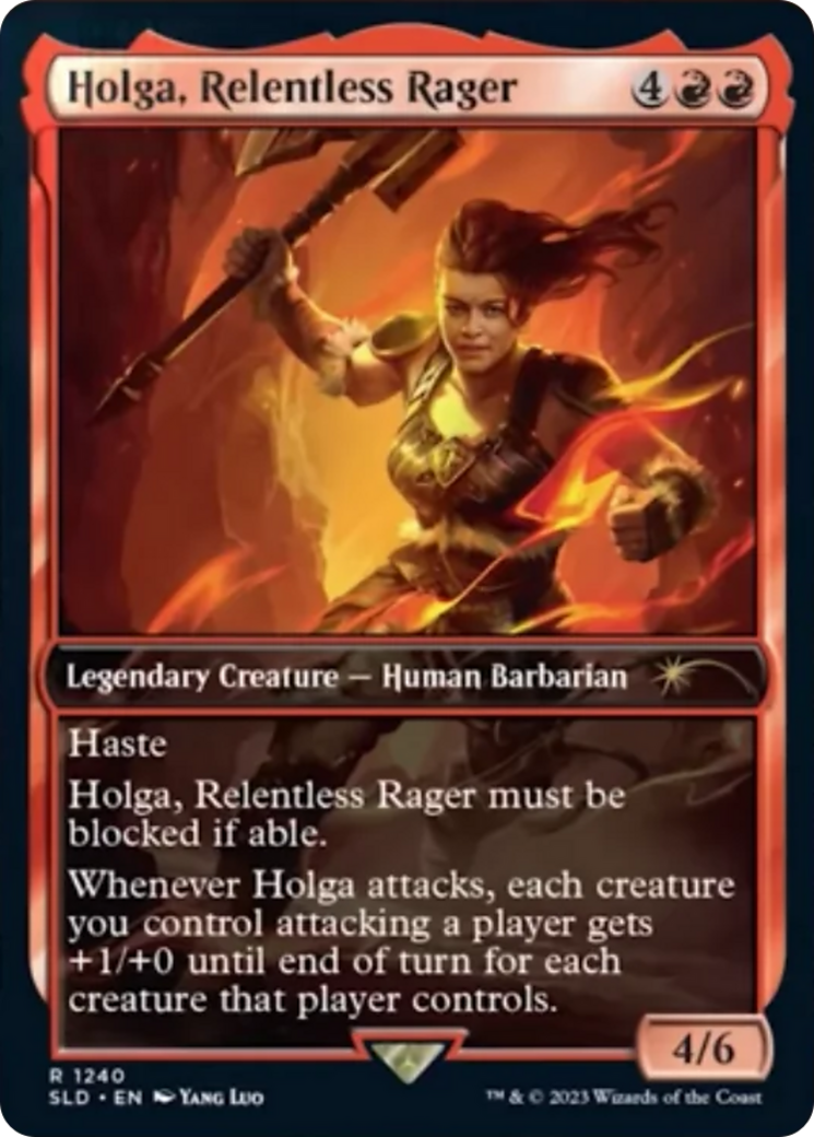 Holga, Relentless Rager Card Image