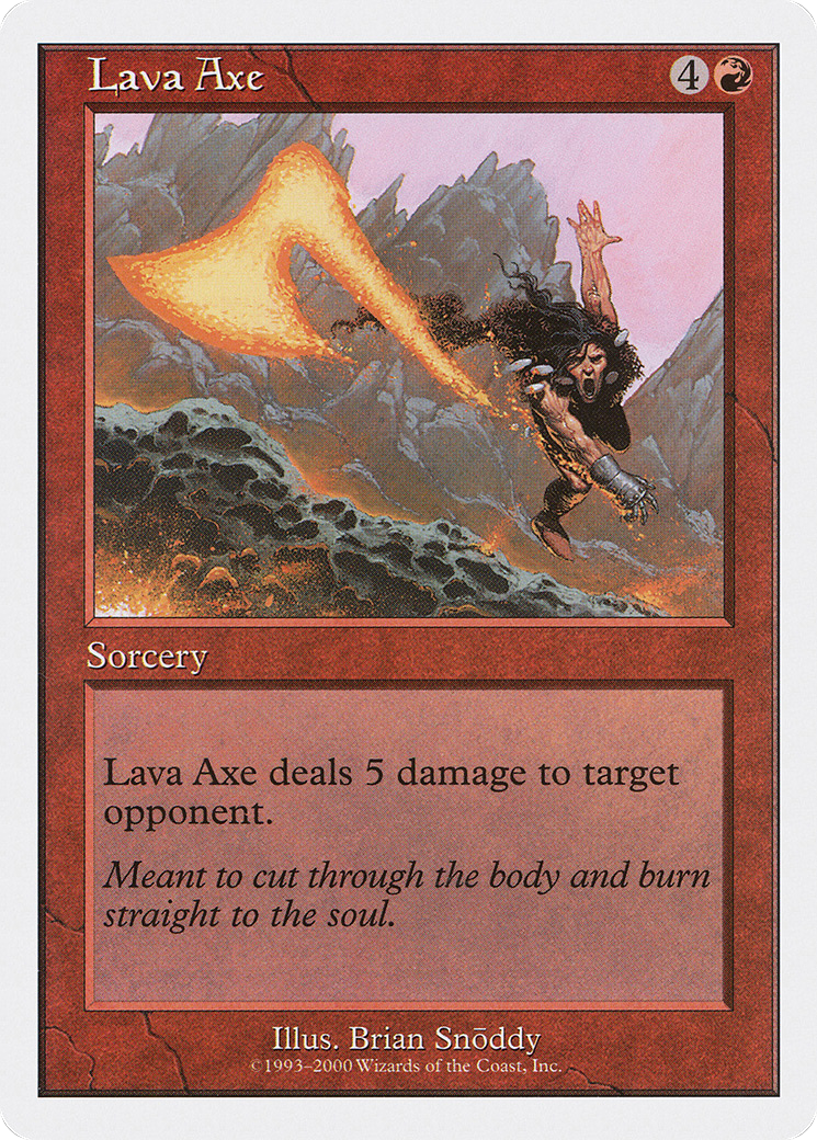 Lava Axe Card Image