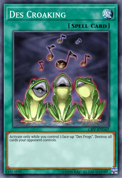 Des Croaking Card Image