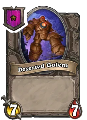 Deserted Golem Card Image