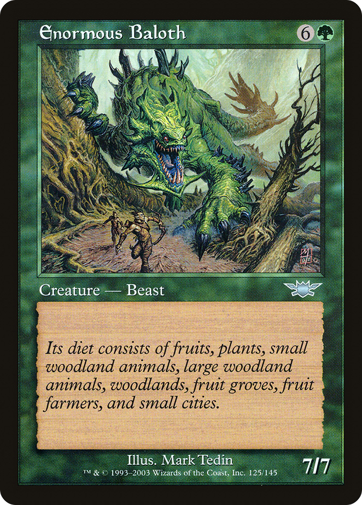 Enormous Baloth Card Image