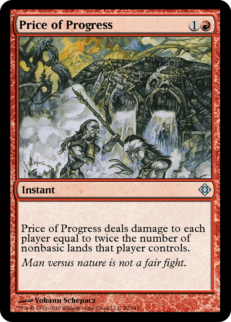 Price of Progress Card Image