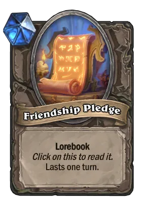 Friendship Pledge Card Image